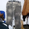 pantaloni jeans morbido grigio tg. 50