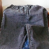 pantaloni jeans nero tg. 50