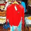 maglione rosso girocollo
